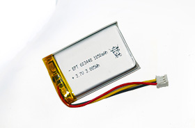 3.7V 603448 1080mAh GPS聚合物鋰離子充電電池